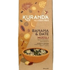 Order Wholesale from Kuranda Wholefoods. Online via Good Food Warehouse 500g Gluten Free Banana Date Muesli.