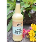 Fudge Sauce 750ml - White Chocolate - Cravve (1x750ml)
