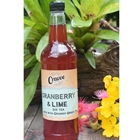 Organic Ice Tea Syrup 2ltr - Cranberry Lime - Cravve (1x2ltr)