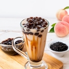 Black Tea Peach Bubble Tea Recipe | Shott Light Fruit Syrup Supplier | Good Food Warehouse