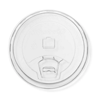 Vegware 96mm Clear Sipper Lid  | Best Compostable Cup Supplier | Good Food Warehouse