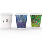 Vegware 8oz Compostable Double Wall Gallery Coffee Cup | Compostable Coffee Cups | Good Food Warehouse
