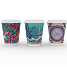 Vegware 12oz Gallery Double Wall Coffee Cups | Decorated Coffee Cups | Good Food Warehouse