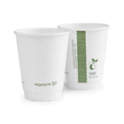 Vegware 8oz Premium Double Wall Coffee Cup | Compostable Coffee Cups | Good Food Warehouse