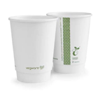Vegware 12oz Premium Double Wall Coffee Cup | Compostable Coffee Cups | Good Food Warehouse