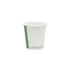 Vegware 4oz White Single Wall Coffee Cup | Compostable Coffee Cups | Good Food Warehouse