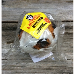 Wholesale Wrapped Muffins 170g - Orange Poppy Seed - MaMa Kaz Orders Dispatched direct from Supplier. Free Delivery Australia Wide.