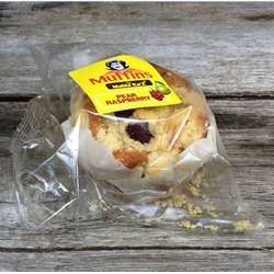 Wholesale Wrapped Muffins 170g - Pear Raspberry - MaMa Kaz Orders Dispatched direct from Supplier. Free Delivery Australia Wide.