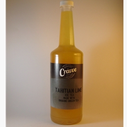 Organic Ice Tea Syrup 750ml - Tahitian Lime - Cravve (1x750ml)