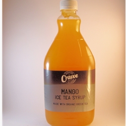 Organic Ice Tea Syrup 2ltr - Mango - Cravve (1x2ltr)