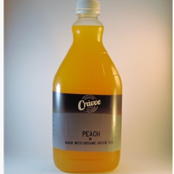 Organic Ice Tea Syrup 2ltr - Peach - Cravve (1x2ltr)