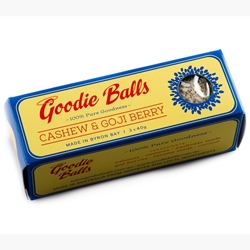 Cashew Goji Berry Health Balls | 3 Pack Goodie Balls Wholesale | Good Food Warehouse