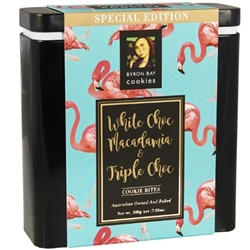 Special Edition Tin 200g - Assorted Flamingo  - Byron Bay Cookies