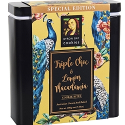Special Edition Tin 200g - Assorted Peacock  - Byron Bay Cookies