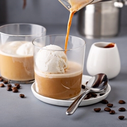 SHOTT Beverages Caramel Affogato Recipe