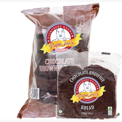 Papa Joes Wrapped Chocolate Brownie Bread Distributor