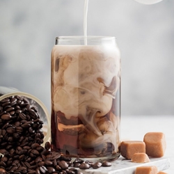 Caramel Iced Coffee | Buy Shott Beverages Coffee Syrups Wholesale Supplier