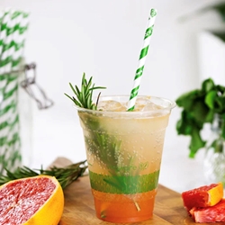 Vegware 12oz PLA Clear Leaf Cold Cup | Best Compostable Cup Supplier | Good Food Warehouse