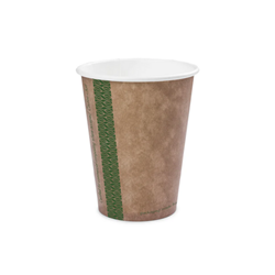 Vegware 8oz Kraft Single Wall Coffee Cup | Compostable Coffee Cups | Good Food Warehouse